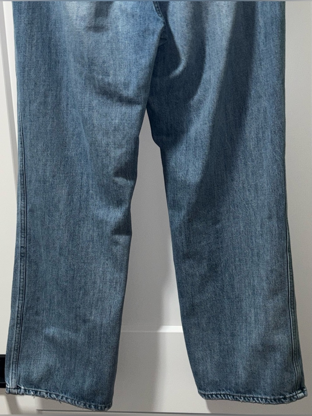 Pistola Cassie Super High Rise Straight Leg Jeans Size 33 Medium Wash Casual - Picture 9 of 12